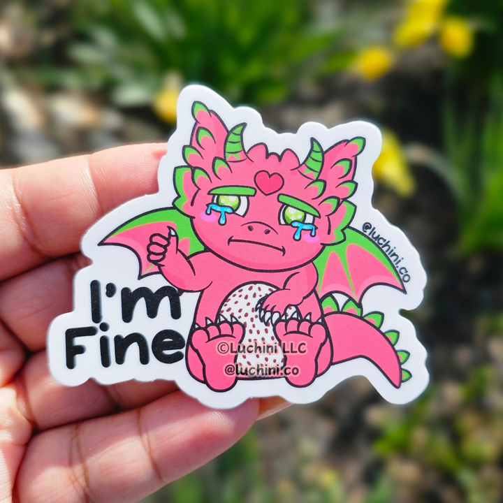 Relatable Dragon Stickers( Add ALL 6 to cart for a DISCOUNT)