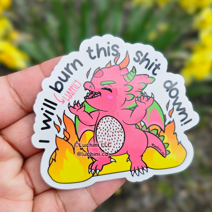 Relatable Dragon Stickers( Add ALL 6 to cart for a DISCOUNT)