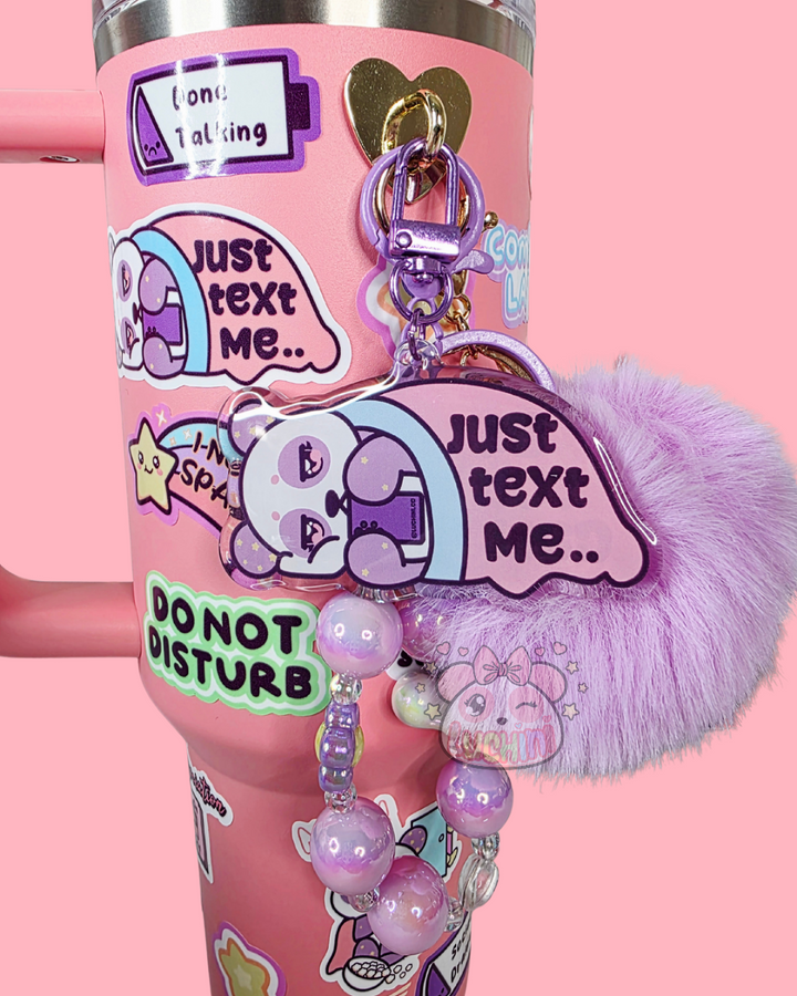 Luna "Just Text Me" Keychain